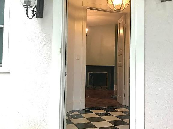 Private entrance.