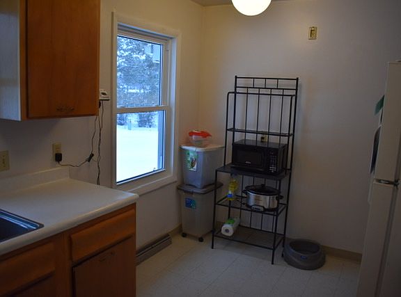 Kitchen towards Garage