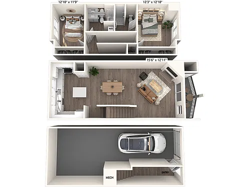 Floor plan B3TG