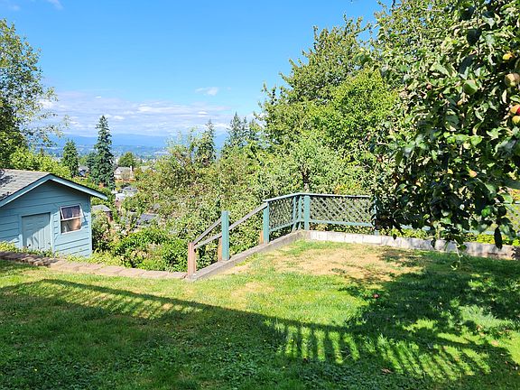 Large backyard with view