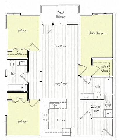 Floor plan 183C 3X2