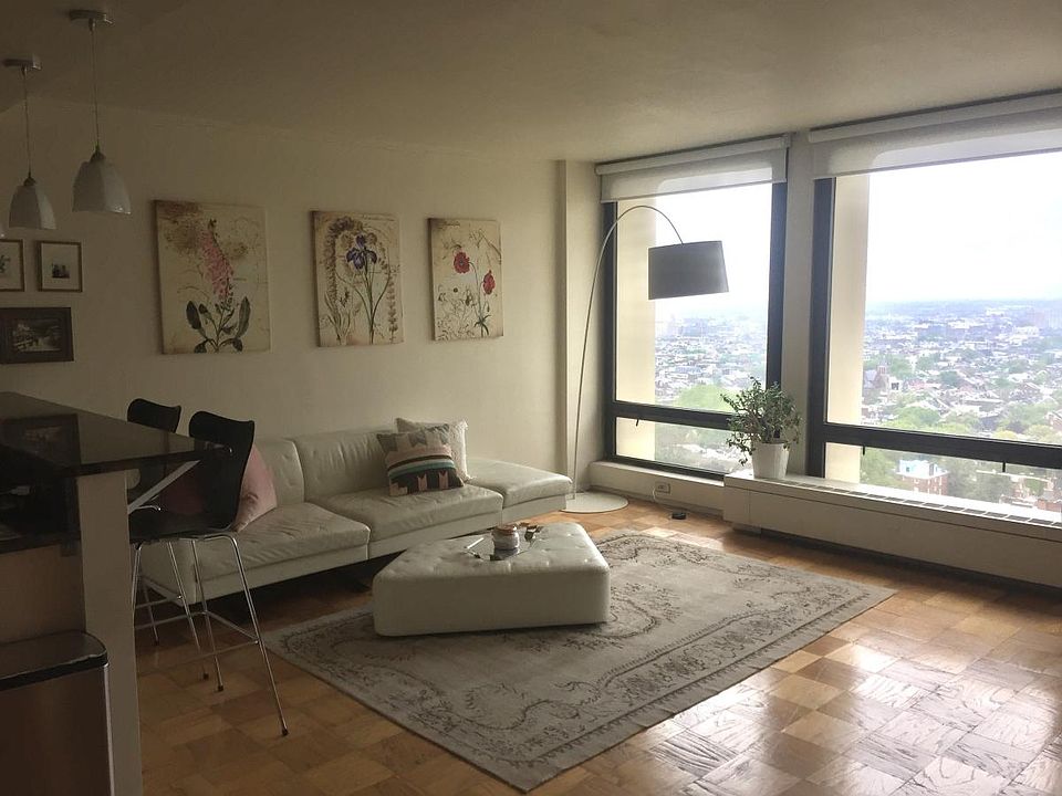 Living room with natural light