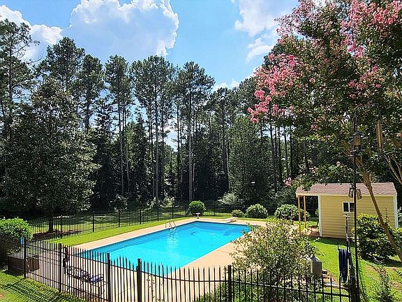 Pool from back deck
