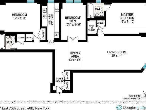 2nd image of 177 E 75th St APT 8B