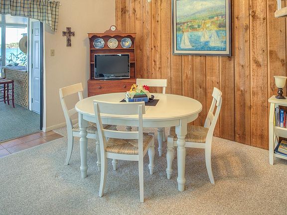 The floor plan allows you to easily extend a Dining Table (or add one!) for larger gatherings.