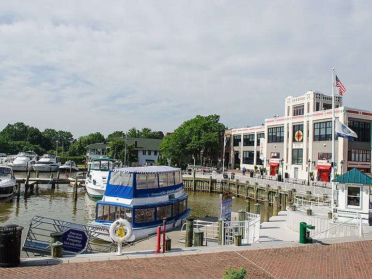 Waterfront in Old Town Alexandria, Virginia