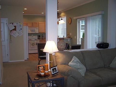 Living and kitchen