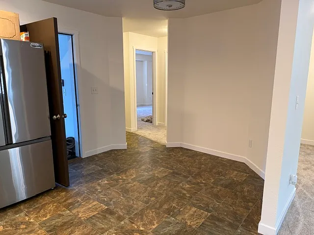 Dining space in kitchen