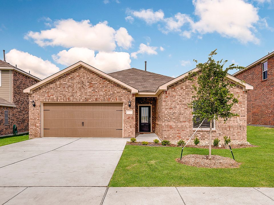 The Sabine is a beautiful one-story brick home.