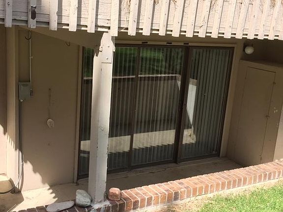 Outdoor Patio with Sliding Glass Door