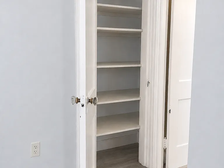 Extra deep linen closet