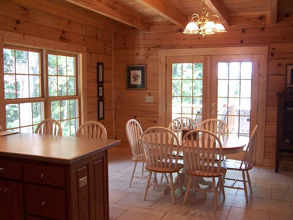 Dining w/ tile floors