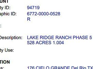 176 Cielo Grande, Del Rio, TX 78840