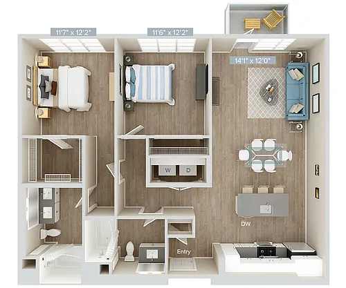 Floor plan B5U-1213