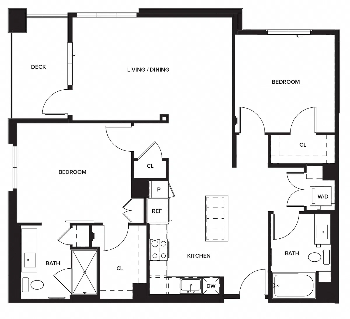 Floor plan 2 X 2 B31