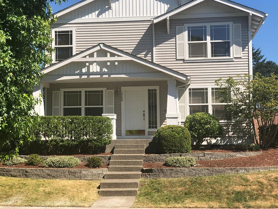 Street view of the front of the house.