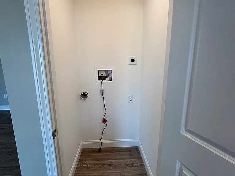 Washer and Dryer Closet