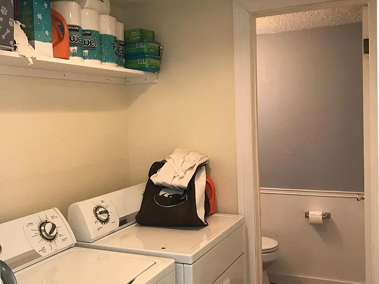 Powder room and W/D