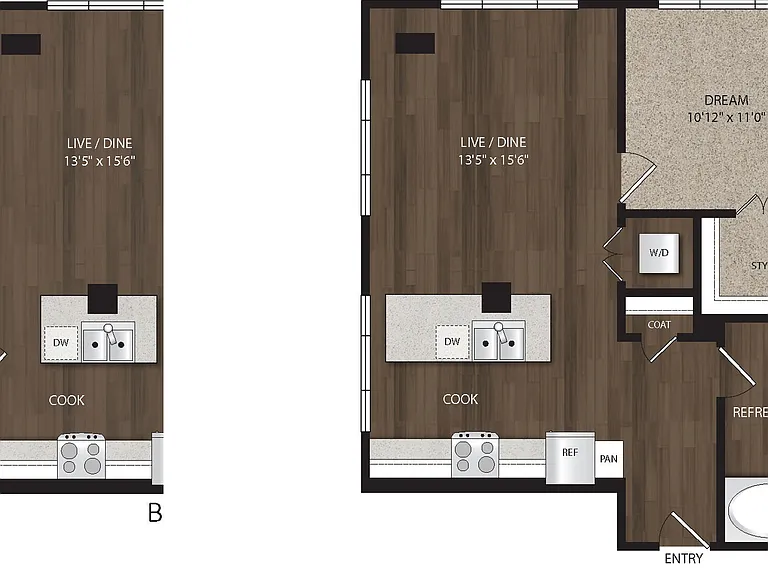 P-A16 B floor plan The Dylan