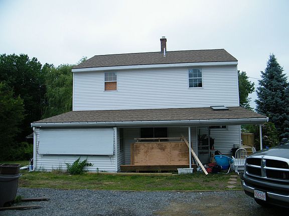 Front with Addition during construction