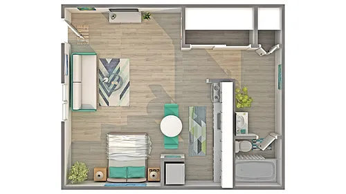 Floor plan Wrigley