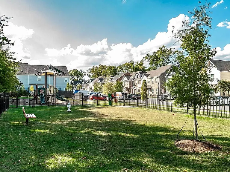Dog park in front of the house