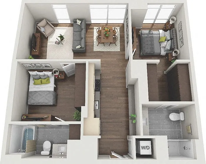 Floor plan Sawyer