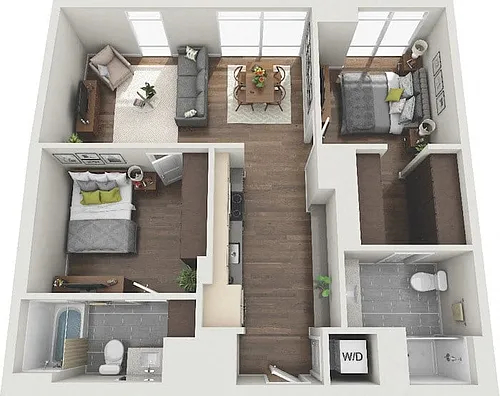 Floor plan Sawyer