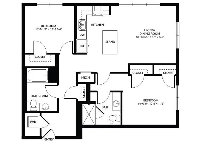 Floor plan B7