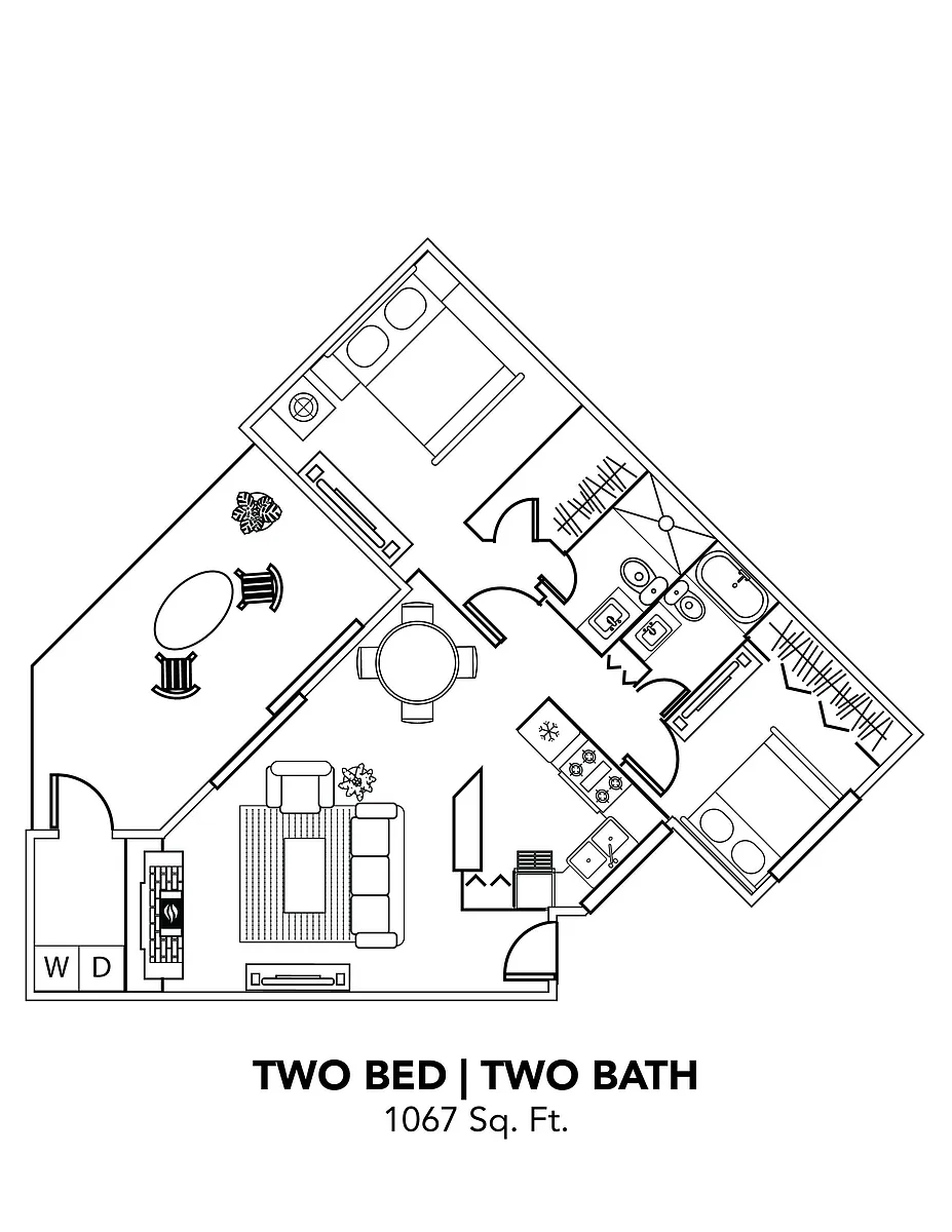 Floor plan B3G