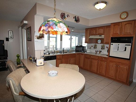 Kitchen with view