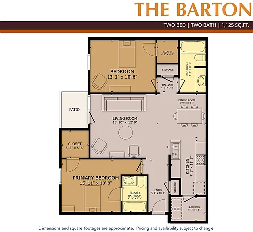 Floor plan The Barton