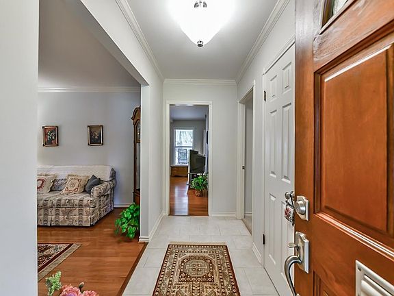 Tile entry is fresh and bright  with access to  living  and bedroom  areas.