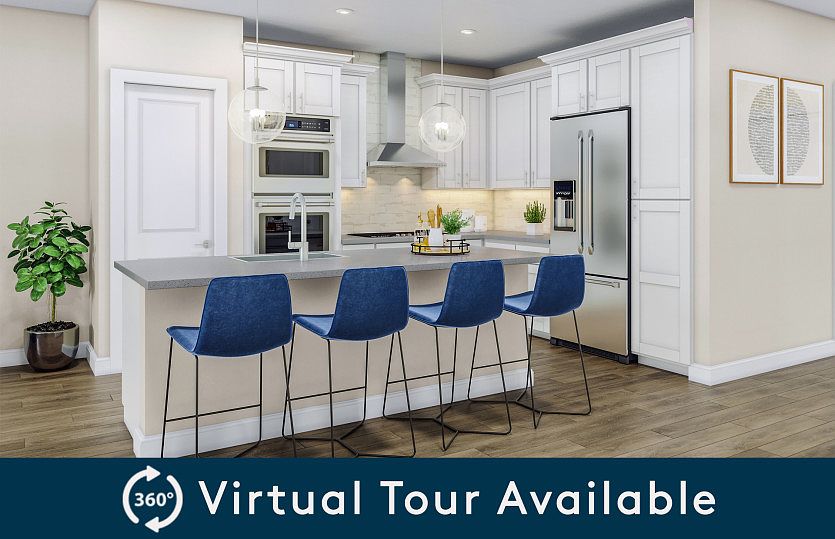 Open Floor Plan Centered Around the Kitchen