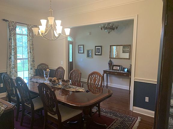 dining room and foyer