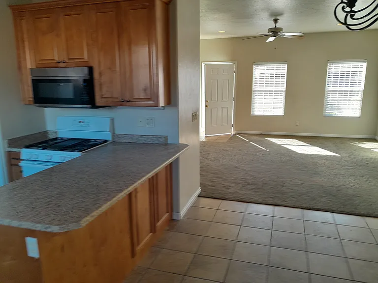 kitchen/ front room view