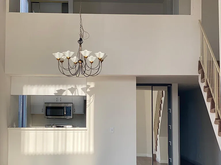 view from living room