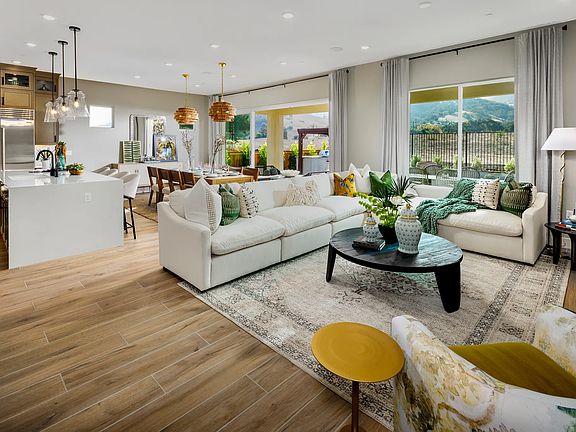 Great Room Kitchen of the Liberty Model