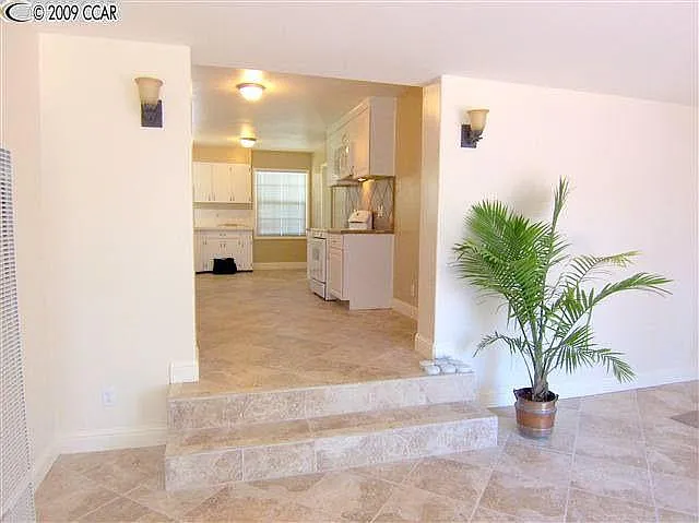 Open concept kitchen and living room design