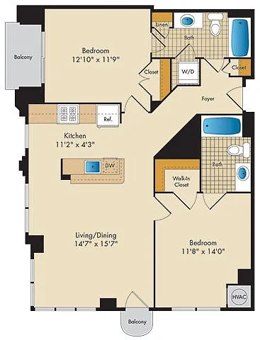 Floor plan B2