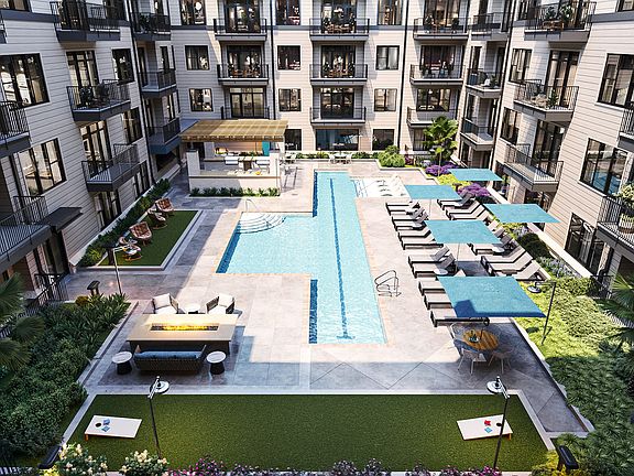 Peaceful Phase 2 Pool Courtyard