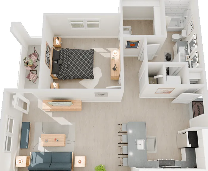 Agave B Floorplan Diagram
