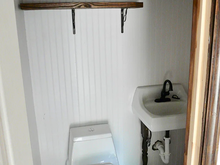 Bath in "Little Shed" out back