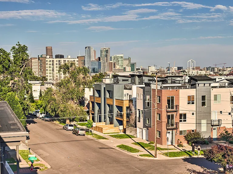 View of Denver Skyline to the east