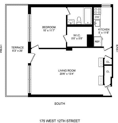 2nd image of 175 W 12th St APT 17G
