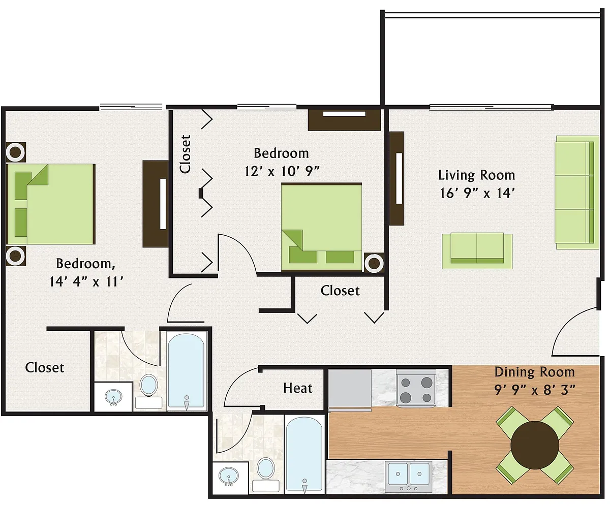 Floor plan E