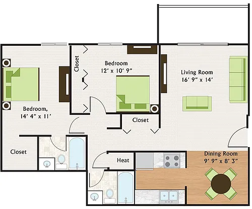 Floor plan E