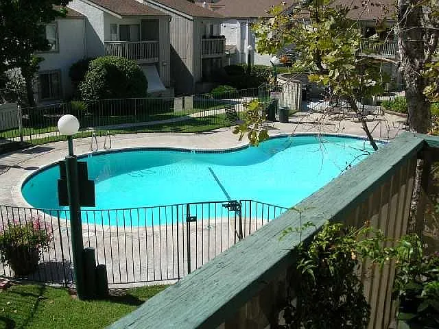 one of two pools