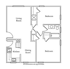 Floor plan two Bedroom