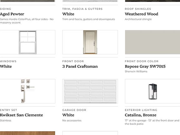 Exterior selections